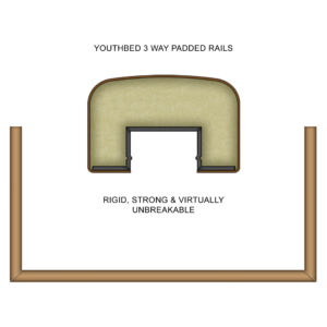 Youthbed 3 Way Padded Rails 1