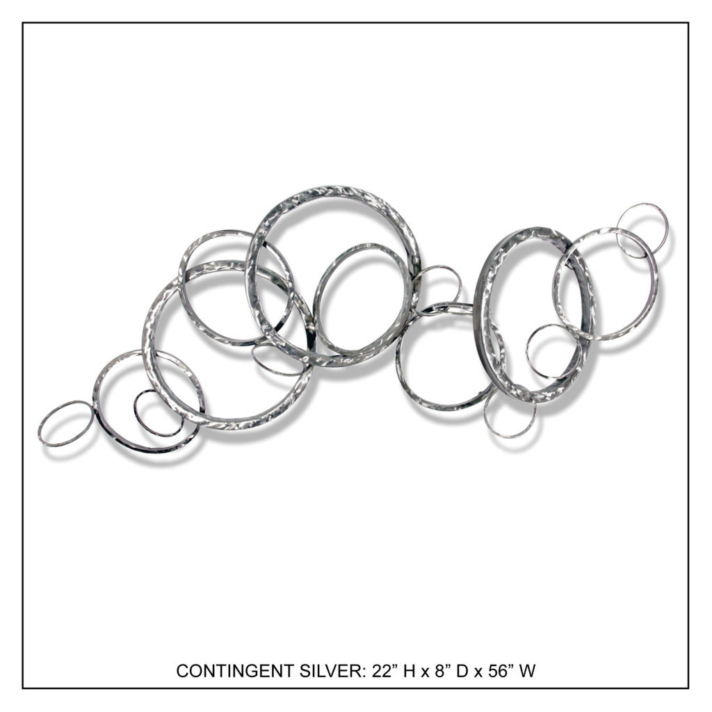 Contingent Silver Handcrafted Metal Wall Decor InnoMax
