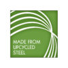 Made From Upcycled Steel