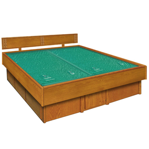 InnoMax Oak Land 5 Board Frame With Waterbed Bedroom Furniture