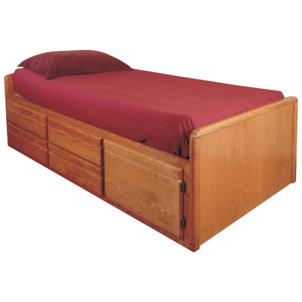 InnoMax Oak Land Captains Chest Bed Bedroom Furniture