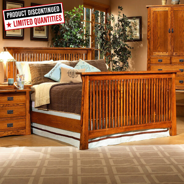 Mission Creek Bed with Tall Footboard & Casepieces