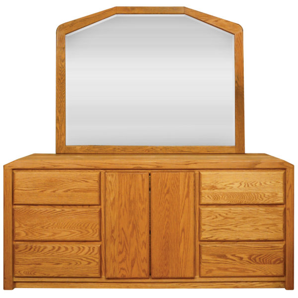 InnoMax Oak Land Marathon Large Dresser & Single Mirror