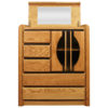 InnoMax Oak Land Matrix Lift Top Chest