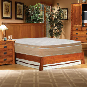 InnoMax Oak Land Mission Creek Panel Bed Bedroom Furniture