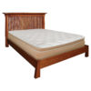 InnoMax Oak Land Mission Creek Slat Panel Headboard & Platform Bed Bedroom Furniture