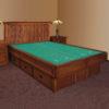 InnoMax Oak Land Mission Creek Waterbed With Slat Panel Headboard Bedroom Furniture