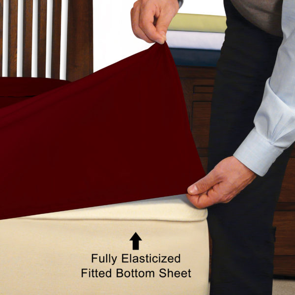 Convert-A-Fit Fully Elasticized Fitted Bottom Sheet