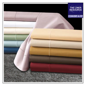 300 THREAD COUNT SOLID CONVERT-A-FIT SHEETS