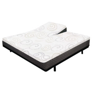 Upper-Flex Freedom-Air Omni-Air Mattress With Dual Head Movement And Head And Foot Adjustability