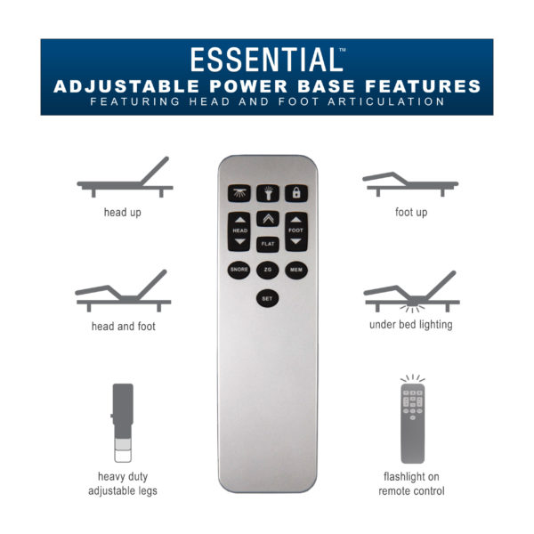 Essential Adjustable Power Base Features