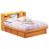 InnoMax Oak Land Coronado Bookcase Headboard Only
