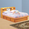 InnoMax Oak Land Coronado Bookcase Headboard Only In Bedroom