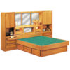 InnoMax Oak Land Coronado Wall Unit Waterbed