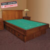 Mission Creek Waterbed With Panel Headboard & Casepieces