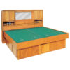 InnoMax Oak Land Magnolia Headboard Waterbed