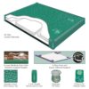 Flotasia Pillow-Top Mid-Fill Waterbed - Complete Bed Bundle - Image 4