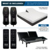 Dual Head Smart Airbed Mattress with Power Base