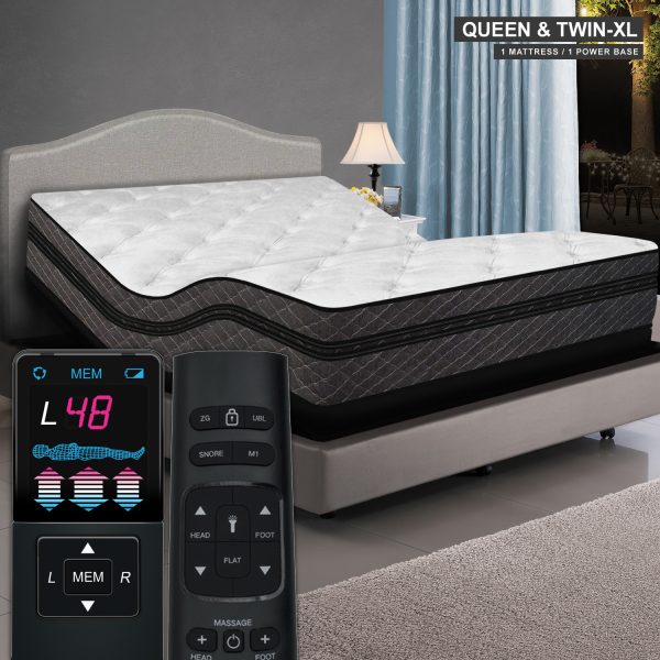 Memories Digital Air Bed with Adjustable Power Base