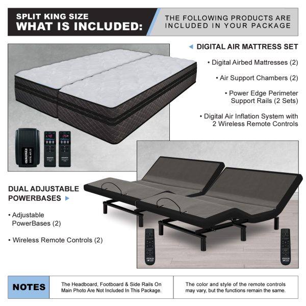Memories Digital Air Bed with Adjustable Power Base