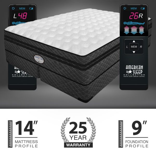 Millennium 14″ Pillow Top Digital Air Bed
