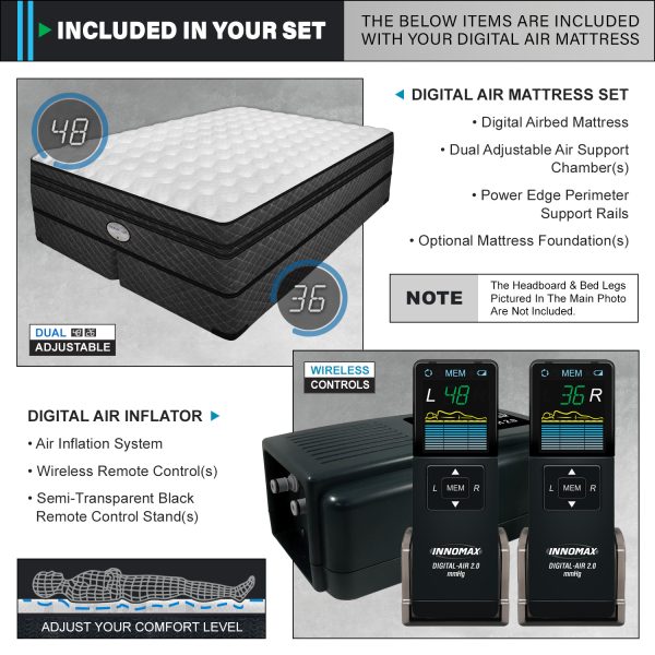 Millennium 14″ Pillow Top Digital Air Bed