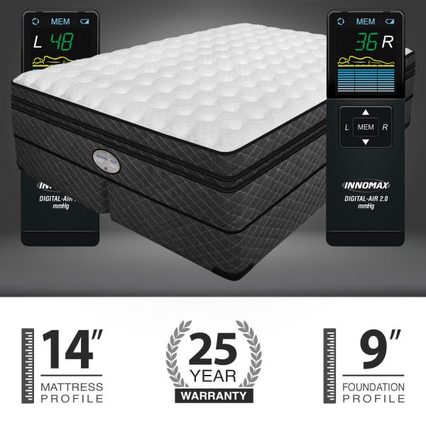 Millennium 14″ Pillow Top Digital Air Bed