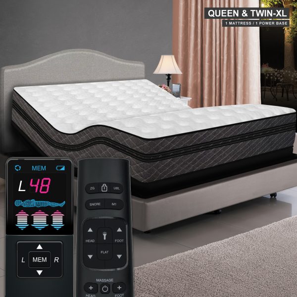 Millennium Digital Air Bed with Adjustable Power Base
