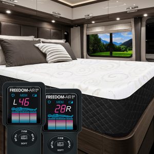 OM-10 – 10″ RV Digital Air Bed Featuring Latex & Cool-Gel