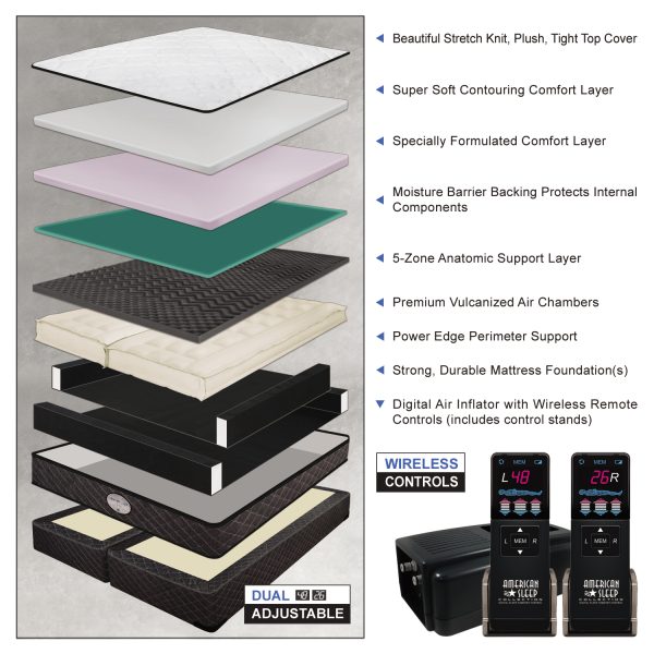 Princeton 9″ Plush Top Digital Air Bed
