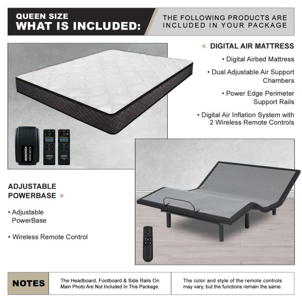 Princeton Digital Air Bed with Adjustable Power Base