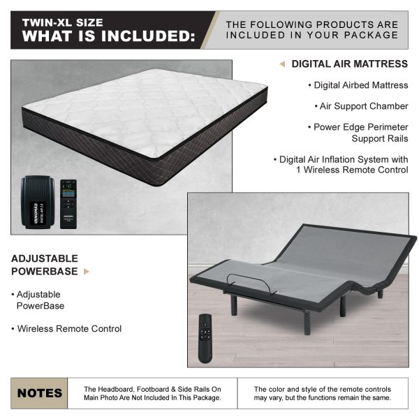 Princeton Digital Air Bed with Adjustable Power Base