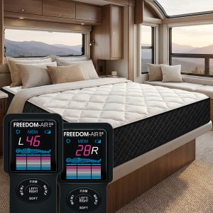 Princeton™ – 9″ RV Digital Air Bed Featuring A Plush Knit Top