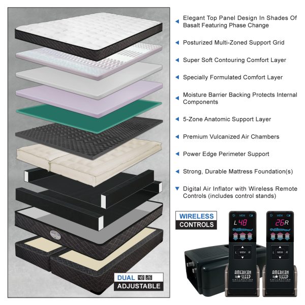 Reflections 12″ Pillow Top Digital Air Bed