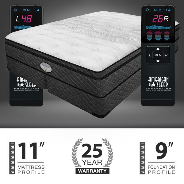 Visions 11″ Pillow Top Digital Air Bed