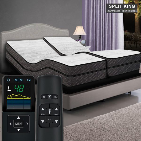 Visions Digital Air Bed with Adjustable Power Base