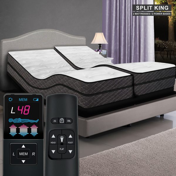 Visions Digital Air Bed with Adjustable Power Base