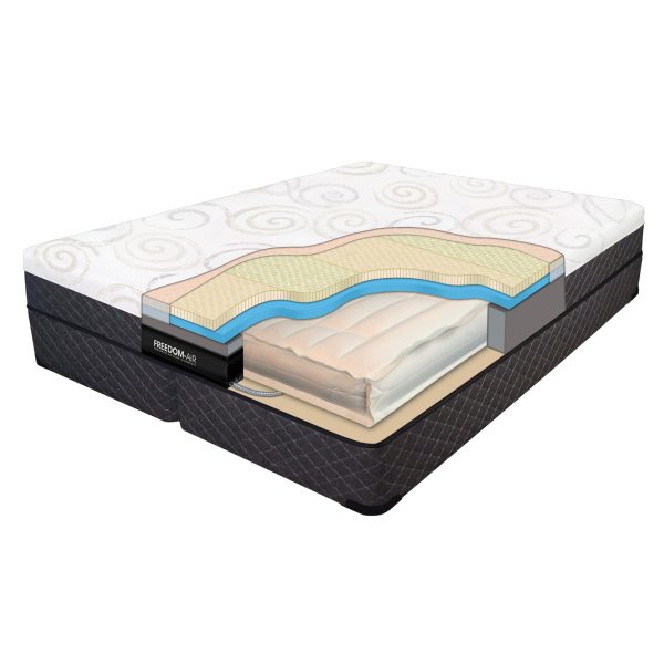 OM-10 - 10″ Digital Air Bed Featuring Latex & Cool-Gel Memory Foam