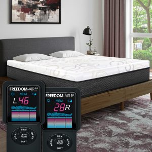 OM-10 - 10″ Digital Air Bed Featuring Latex & Cool-Gel Memory Foam