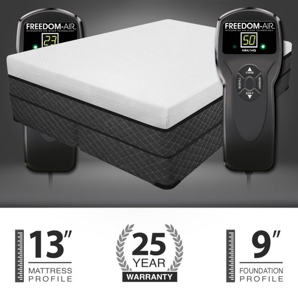 TRS-13 - 13″ Digital Air Bed Featuring Latex & Memory Foam