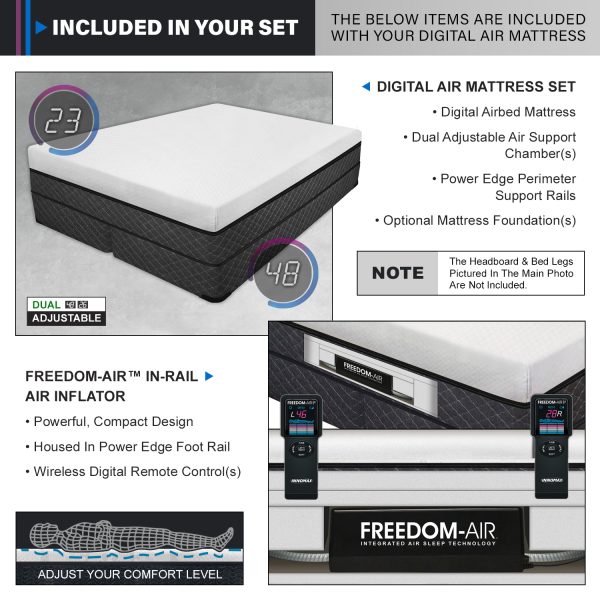 TRS-13 - 13″ Digital Air Bed Featuring Latex & Memory Foam