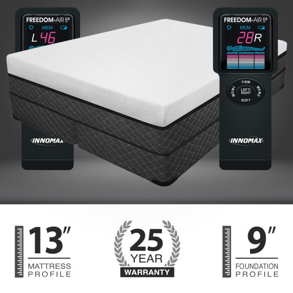 TRS-13 - 13″ Digital Air Bed Featuring Latex & Memory Foam