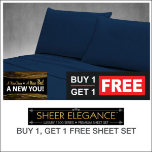 Sheer Elegance Sheets - Buy 1, Get 1 FREE!