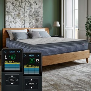 Cascade - 12″ Digital Air Bed Featuring Cool Gel Memory-Cell®