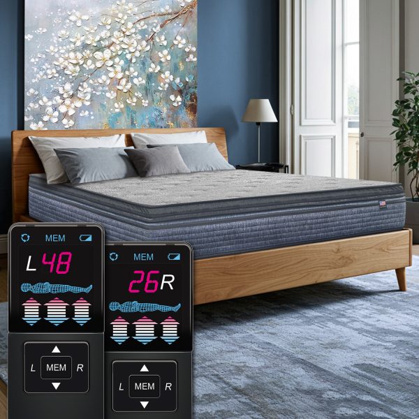 Spectrum - 12″ Digital Air Bed Featuring Natural Latex
