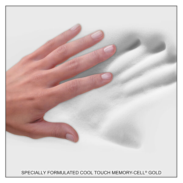 Specially Formulated Cool Touch Memory-Cell Gold