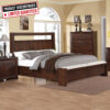 Illuminated Panel Storage Bench Bed & Casepieces – Riata Warm Collection