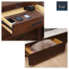 Illuminated Panel Storage Bench Bed & Casepieces – Riata Warm Collection - Image 8