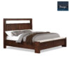Illuminated Panel Storage Bench Bed