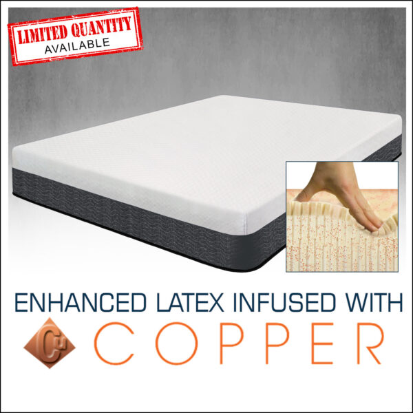 Echo Bed Featuring Latex Infused with Copper